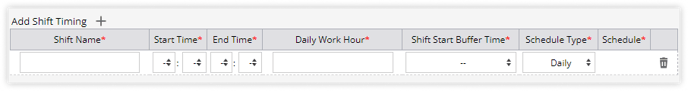 Add shift duty required details 2
