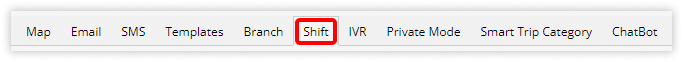 Add shift duty tab