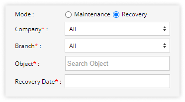 Set recovery from maintenance reminder img 1