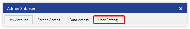 web-and-mobile-access-for-sub-user-select-user-setting-tab